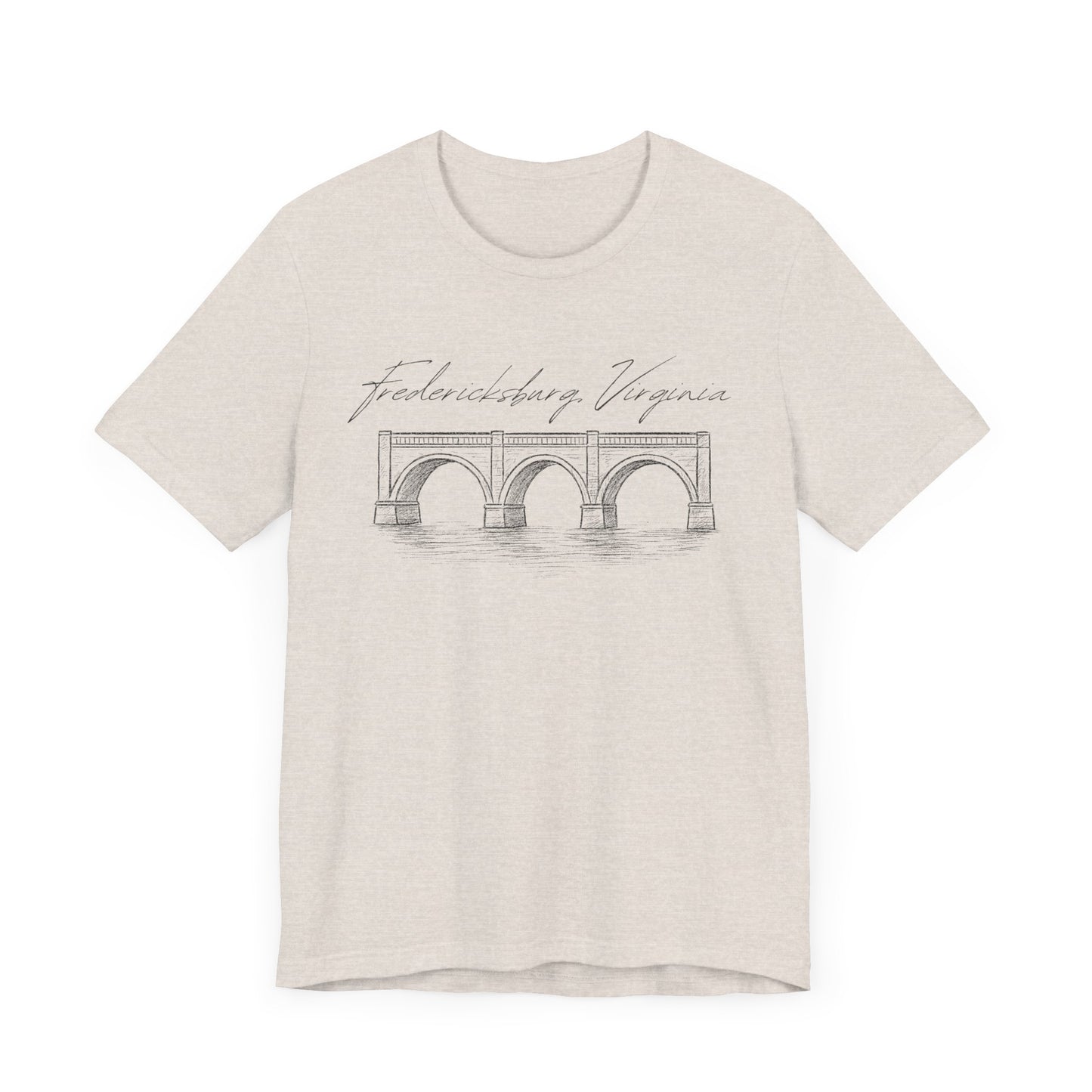 Fredericksburg Virginia Graphic Tee | Unisex Short Sleeve T-Shirt | Perfect for Locals and Tourists
