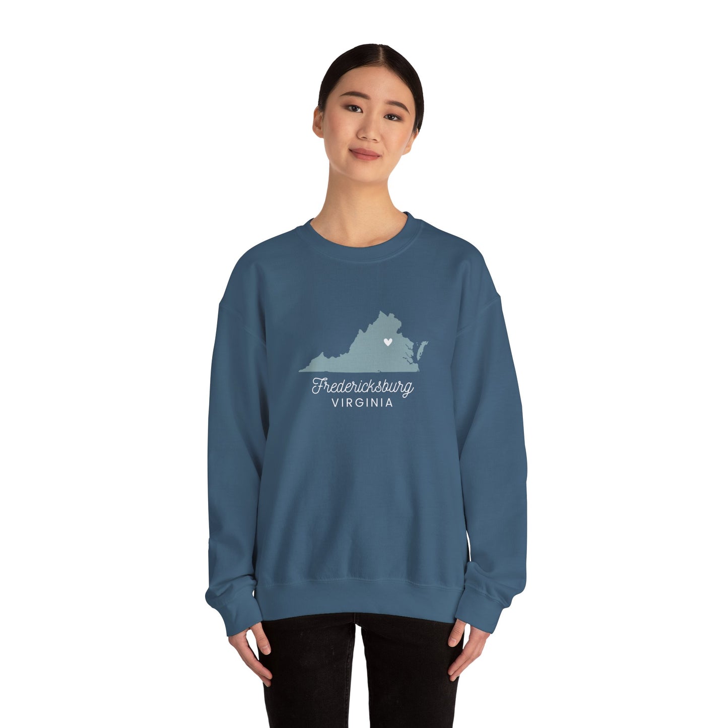Fredericksburg Virginia Crewneck Sweatshirt