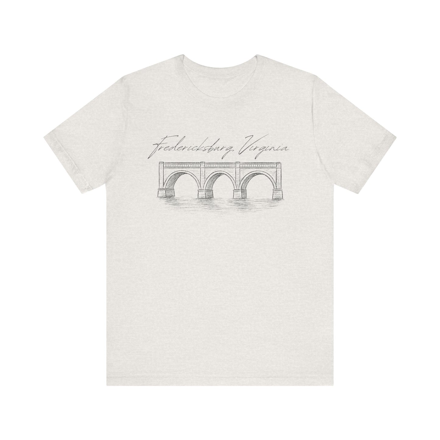 Fredericksburg Virginia Graphic Tee | Unisex Short Sleeve T-Shirt | Perfect for Locals and Tourists