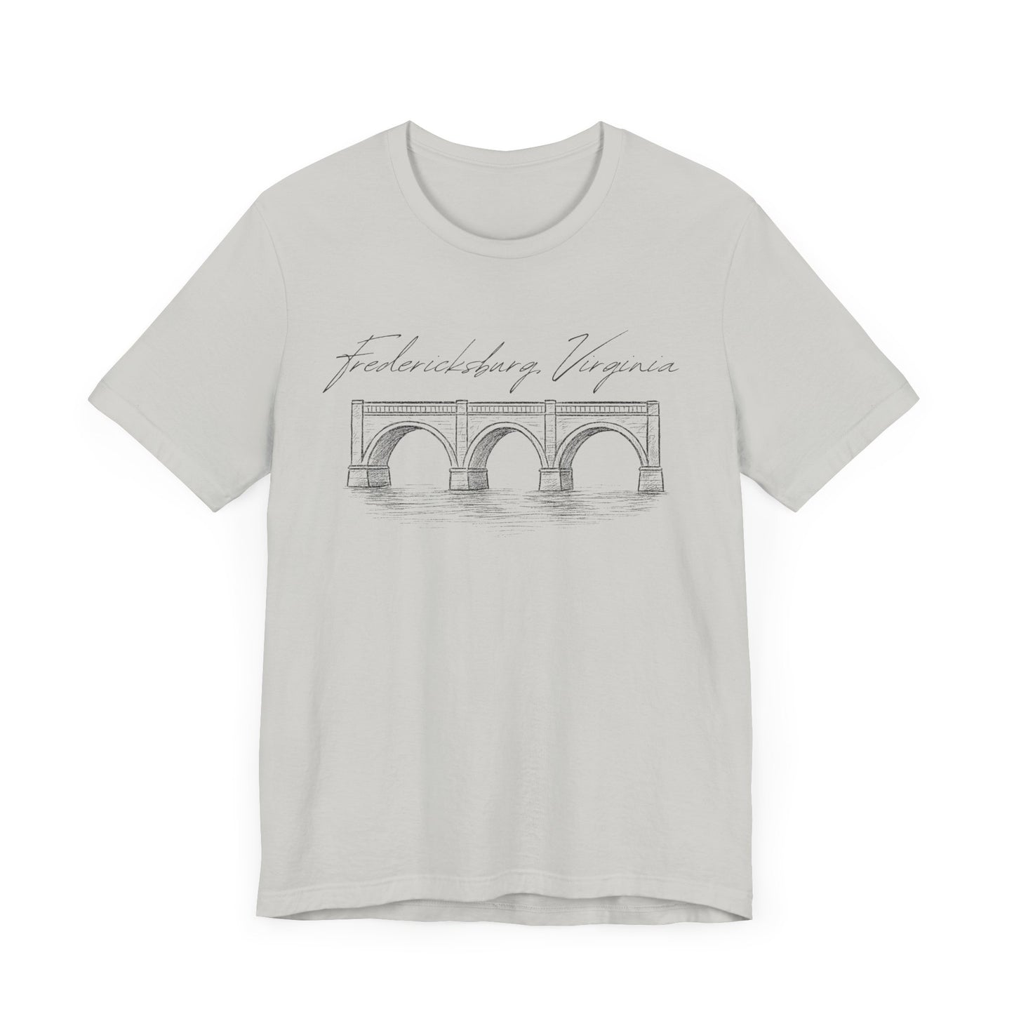 Fredericksburg Virginia Graphic Tee | Unisex Short Sleeve T-Shirt | Perfect for Locals and Tourists