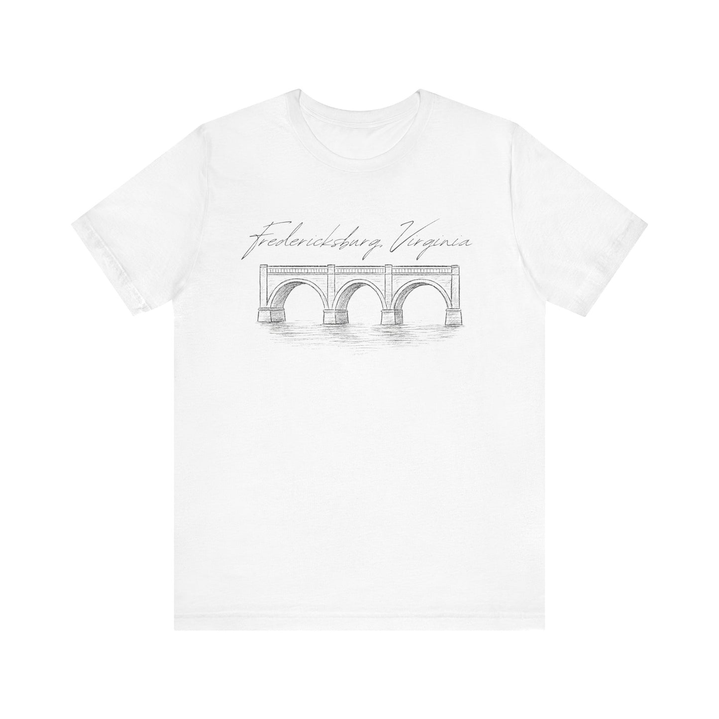 Fredericksburg Virginia Graphic Tee | Unisex Short Sleeve T-Shirt | Perfect for Locals and Tourists