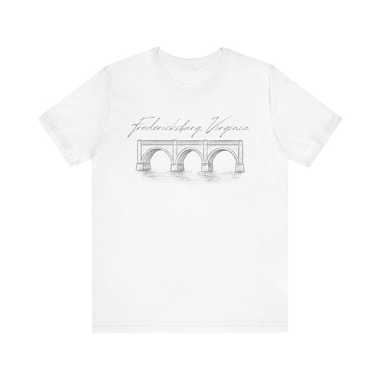 Fredericksburg Virginia Graphic Tee | Unisex Short Sleeve T-Shirt | Perfect for Locals and Tourists