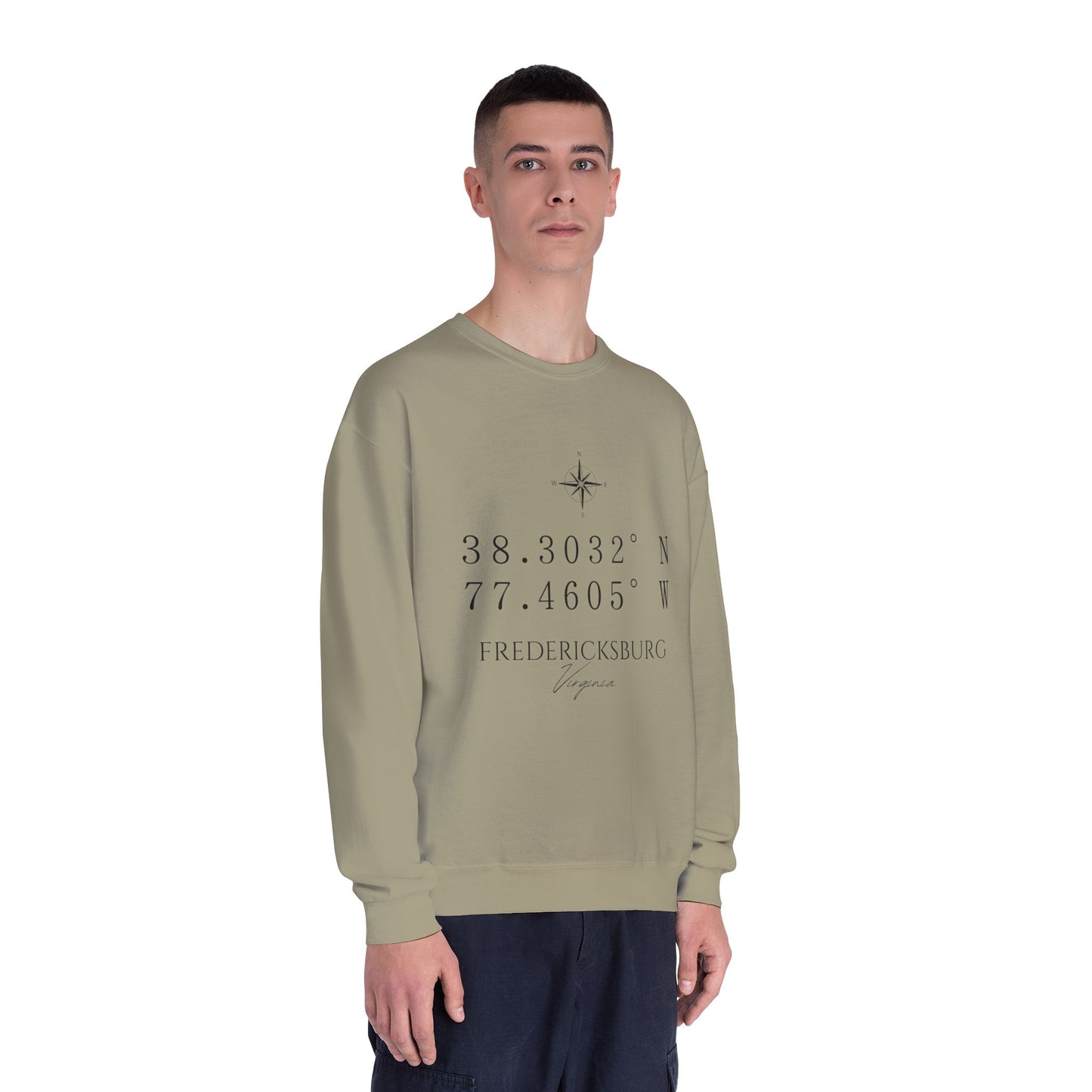 Fredericksburg Coordinates Unisex Crewneck Sweatshirt