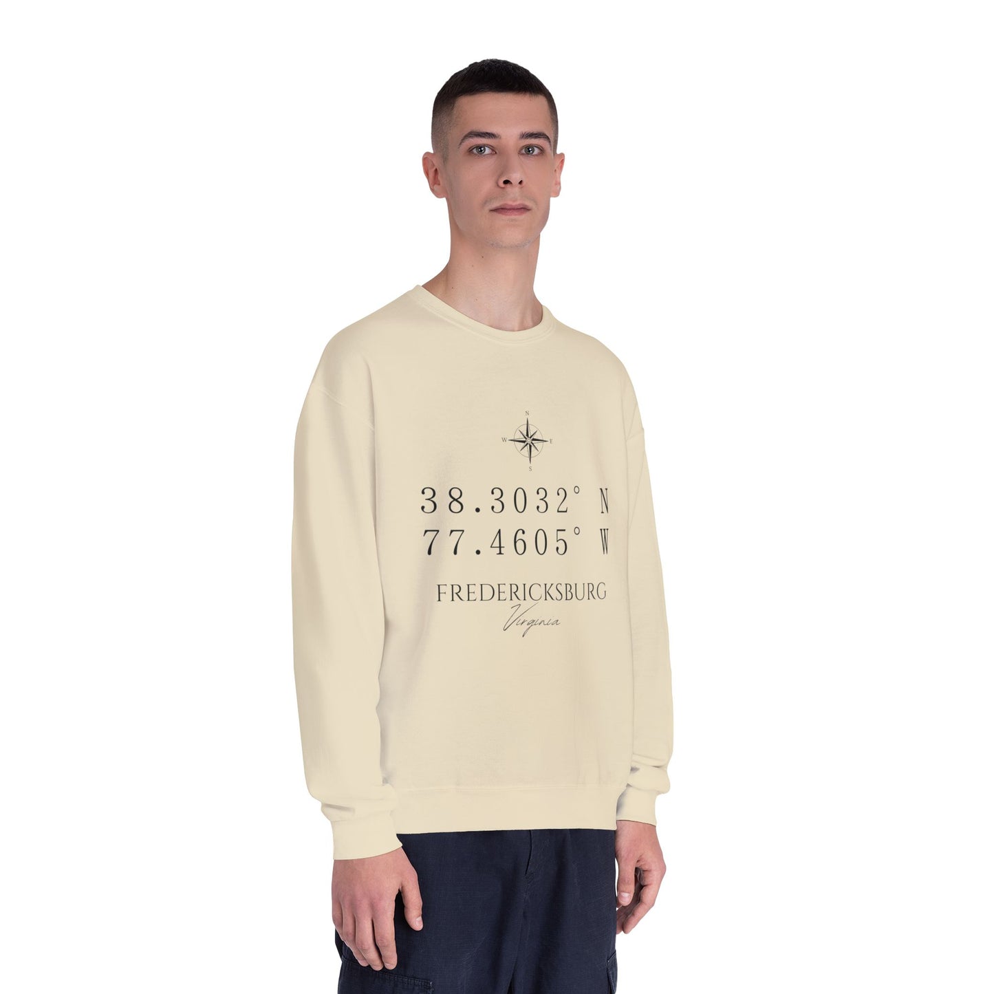 Fredericksburg Coordinates Unisex Crewneck Sweatshirt