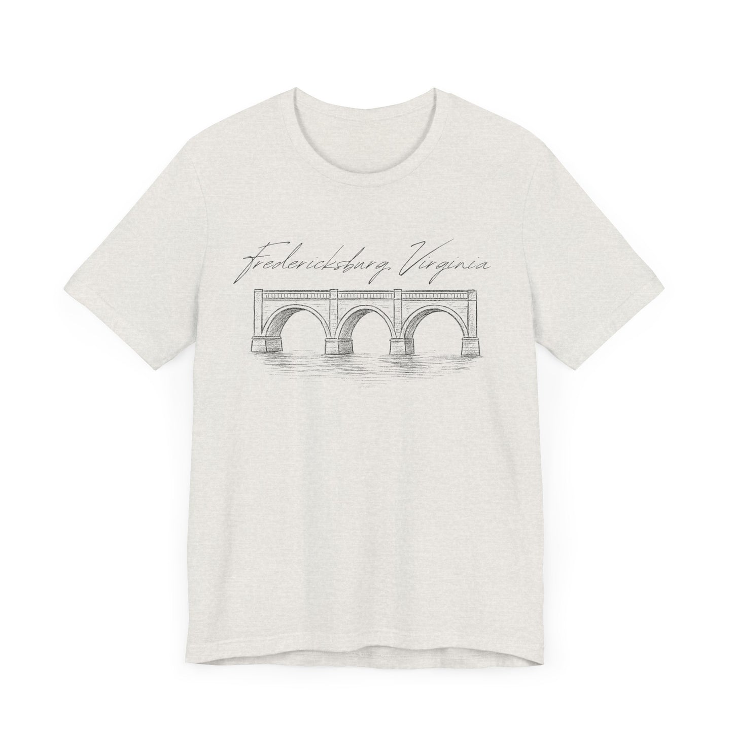 Fredericksburg Virginia Graphic Tee | Unisex Short Sleeve T-Shirt | Perfect for Locals and Tourists