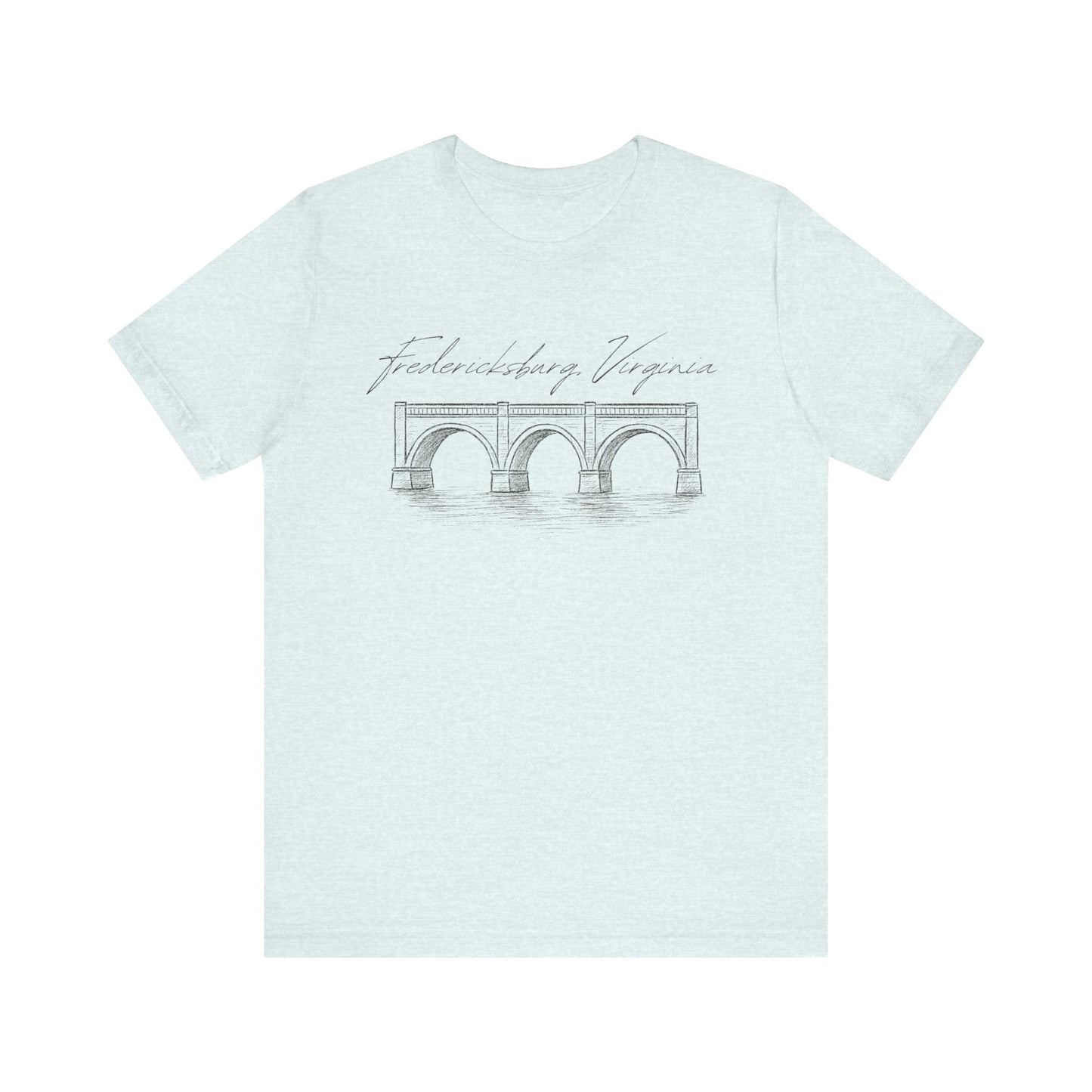 Fredericksburg Virginia Graphic Tee | Unisex Short Sleeve T-Shirt | Perfect for Locals and Tourists