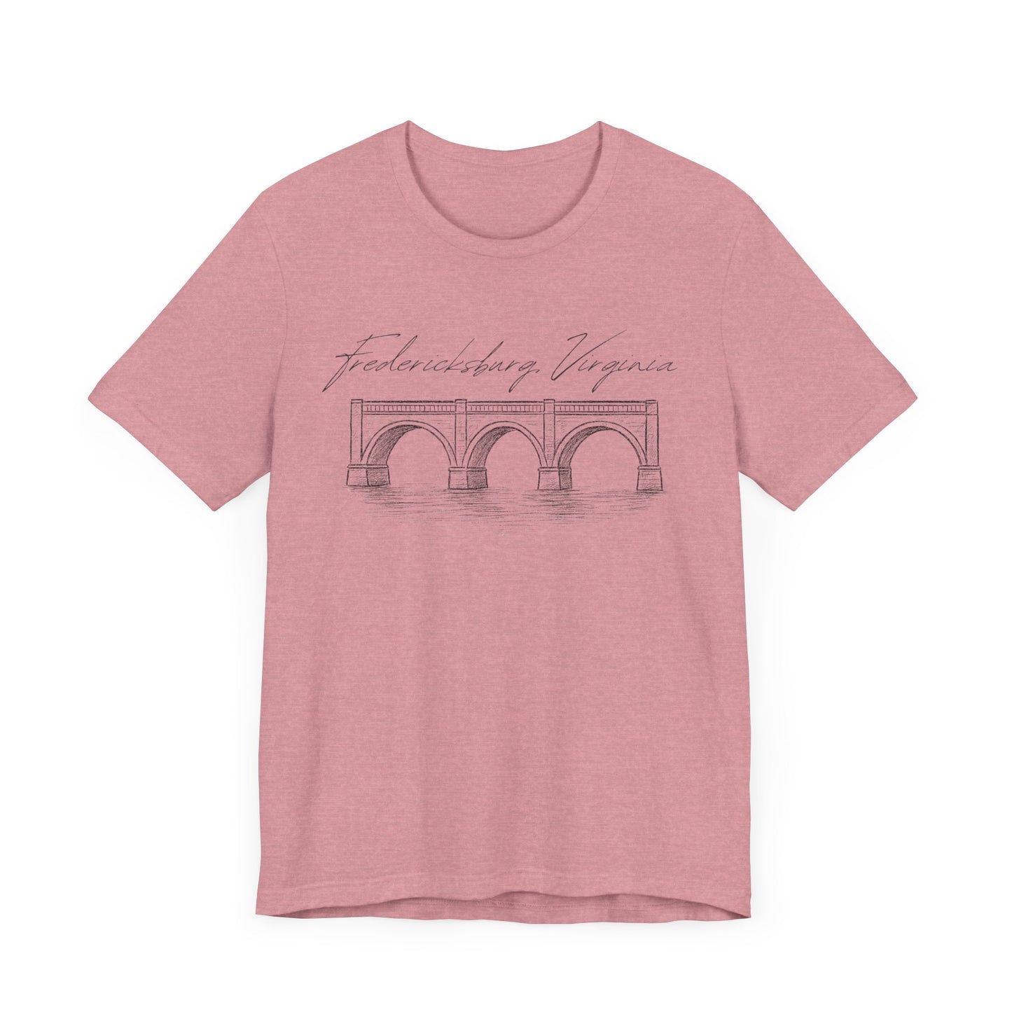 Fredericksburg Virginia Graphic Tee | Unisex Short Sleeve T-Shirt | Perfect for Locals and Tourists