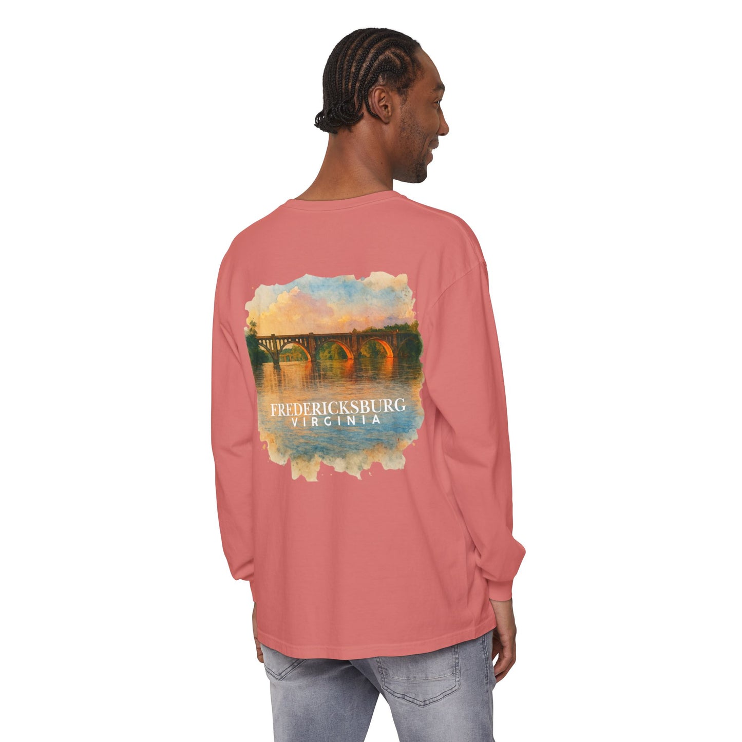 Fredericksburg Virginia Long Sleeve T-Shirt - Artistic Bridge