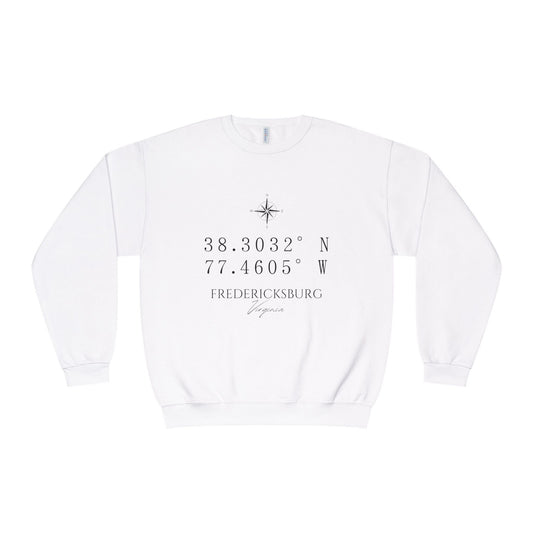 Fredericksburg Coordinates Unisex Crewneck Sweatshirt