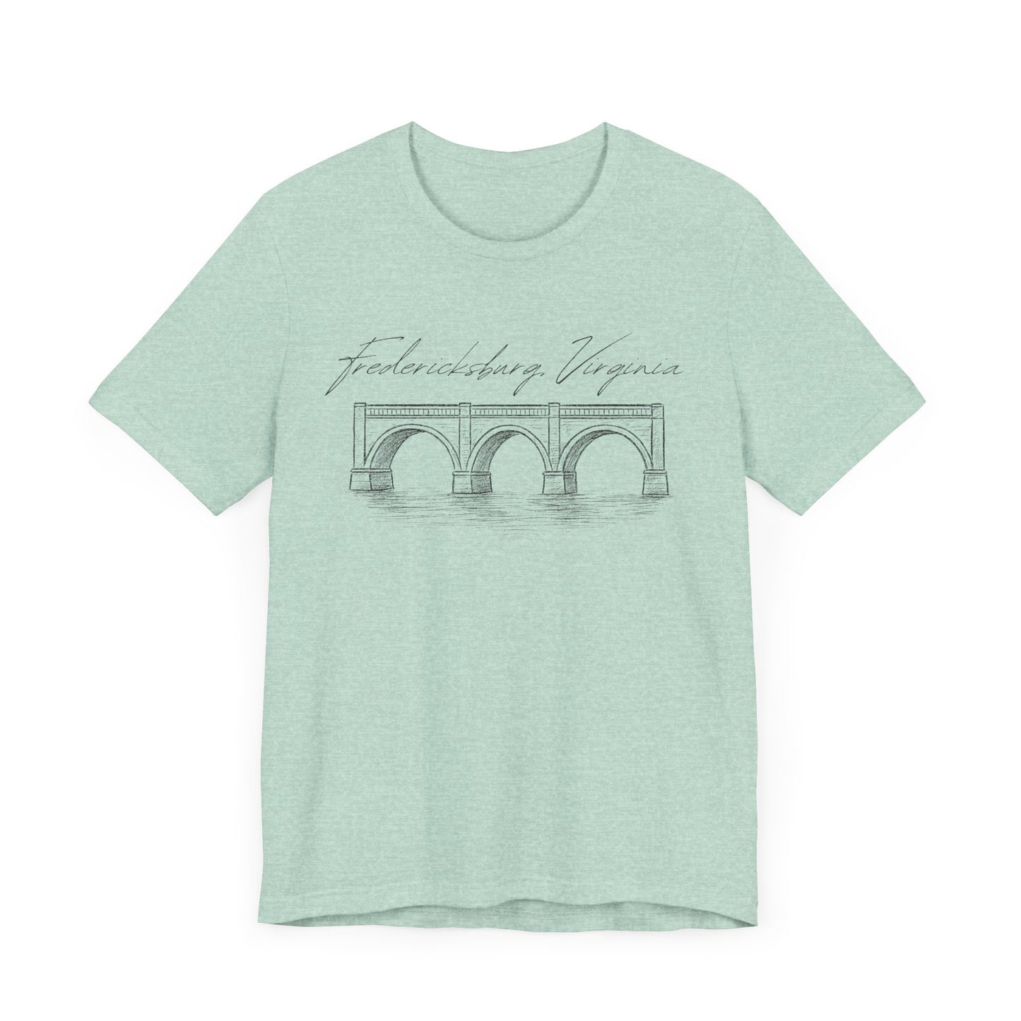 Fredericksburg Virginia Graphic Tee | Unisex Short Sleeve T-Shirt | Perfect for Locals and Tourists