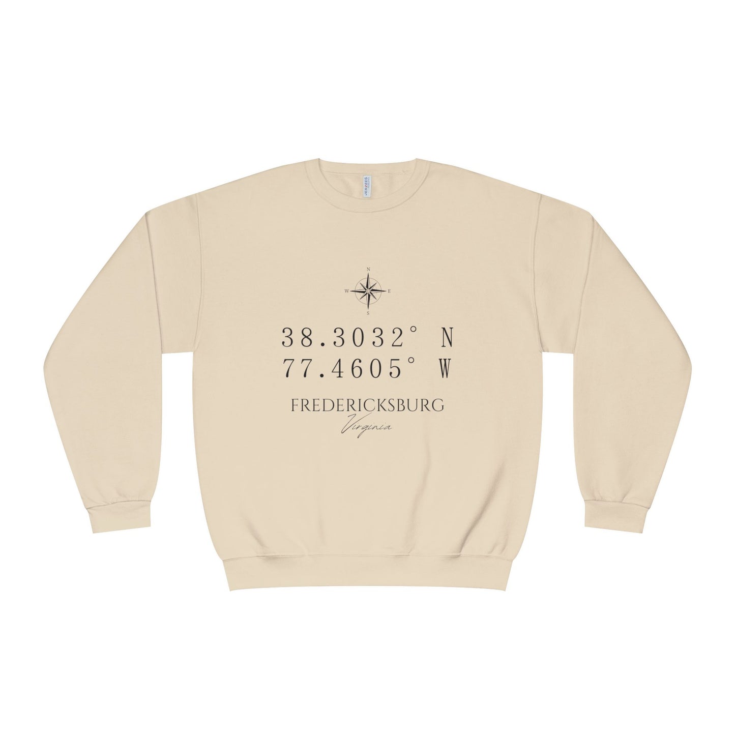 Fredericksburg Coordinates Unisex Crewneck Sweatshirt