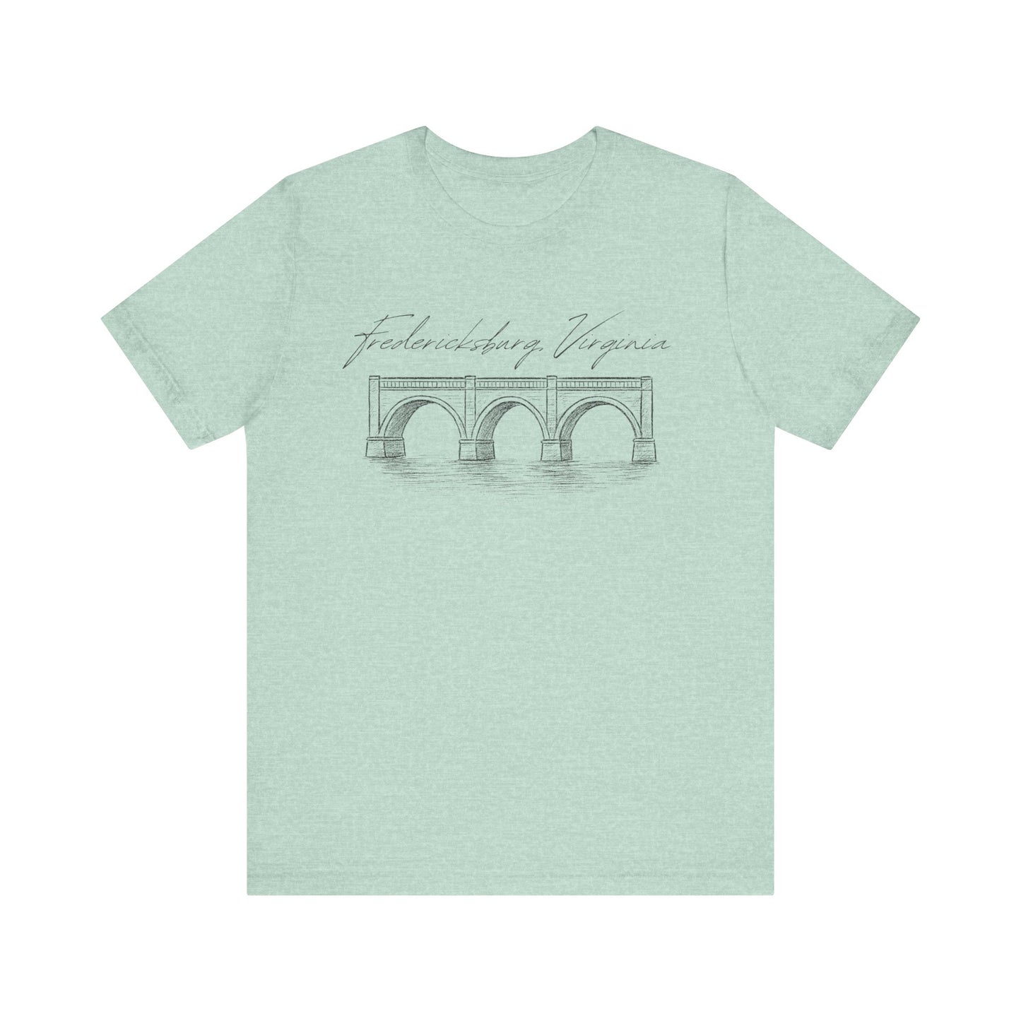 Fredericksburg Virginia Graphic Tee | Unisex Short Sleeve T-Shirt | Perfect for Locals and Tourists