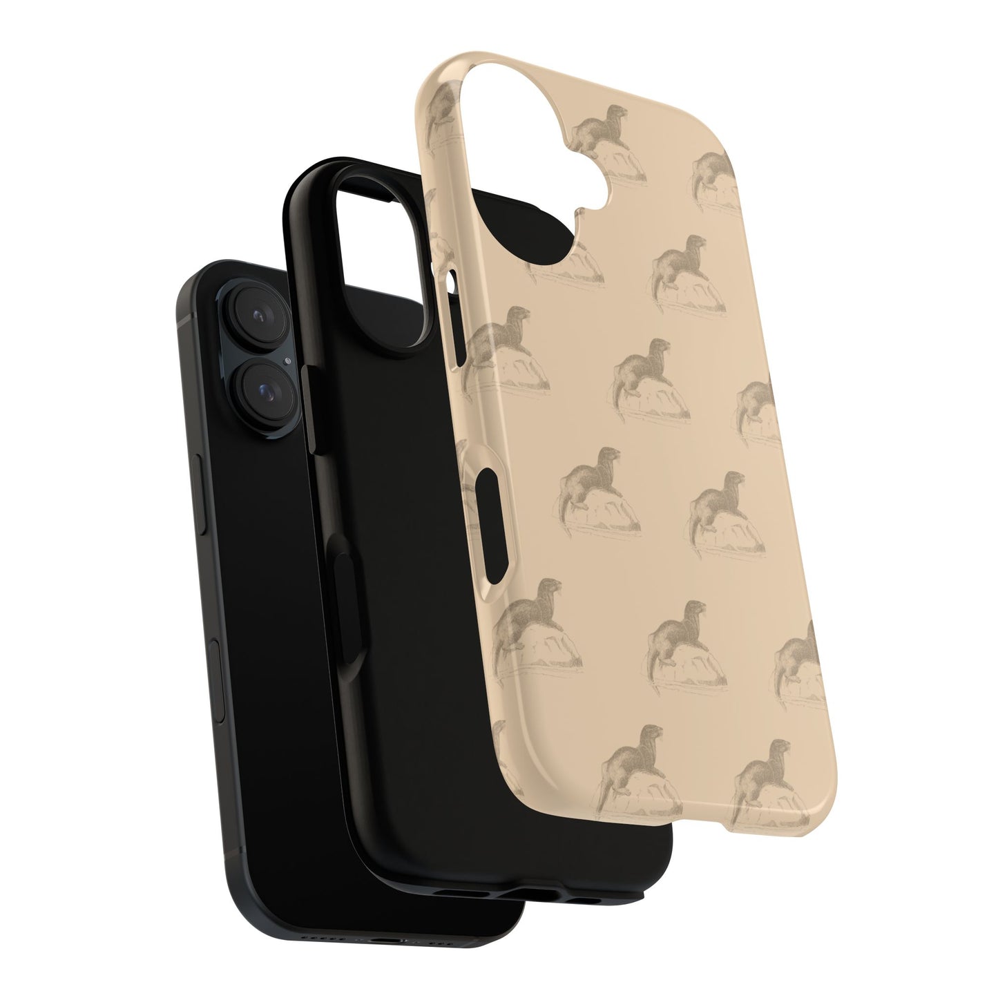 Otter Pattern Phone Case - Tough & Stylish Protection