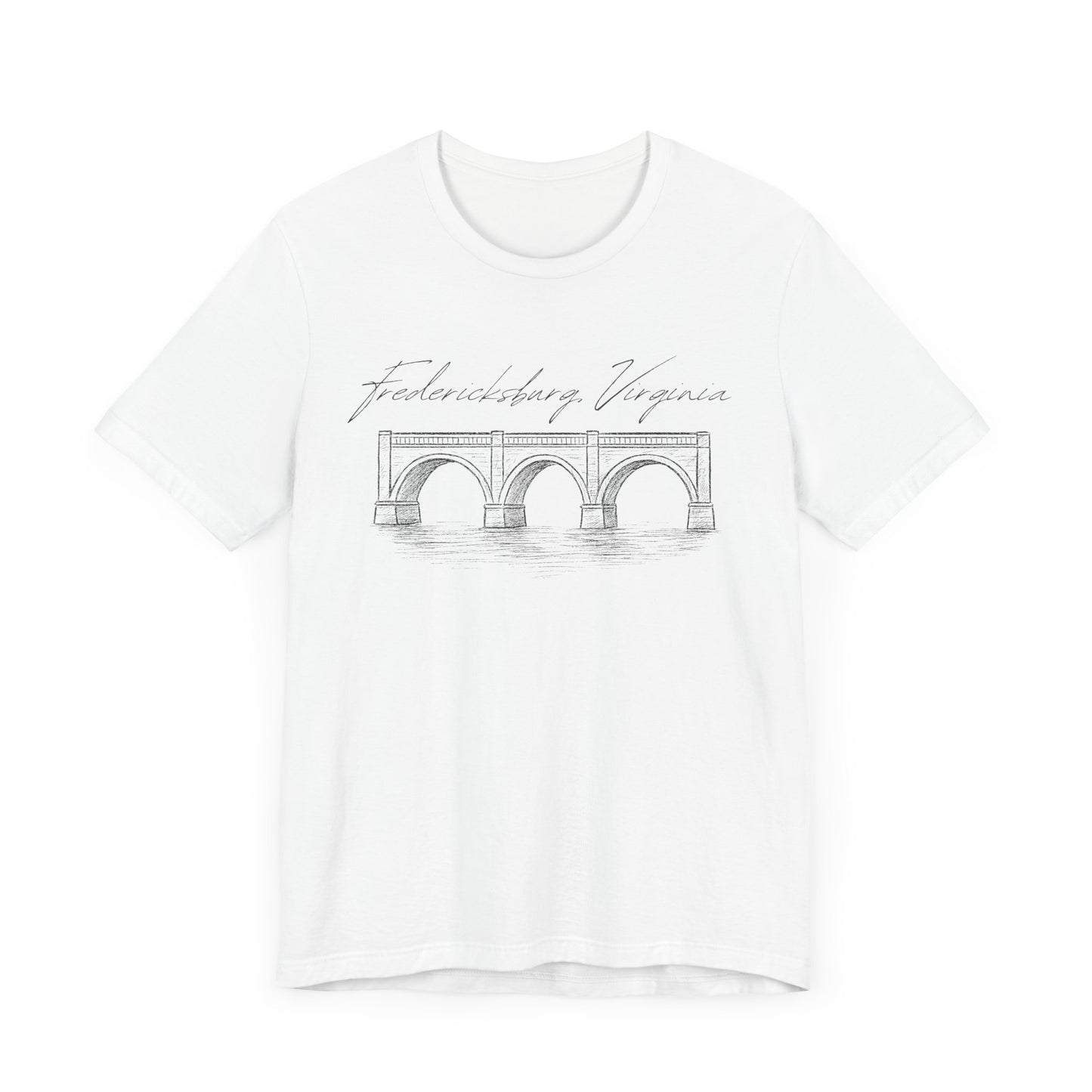 Fredericksburg Virginia Graphic Tee | Unisex Short Sleeve T-Shirt | Perfect for Locals and Tourists
