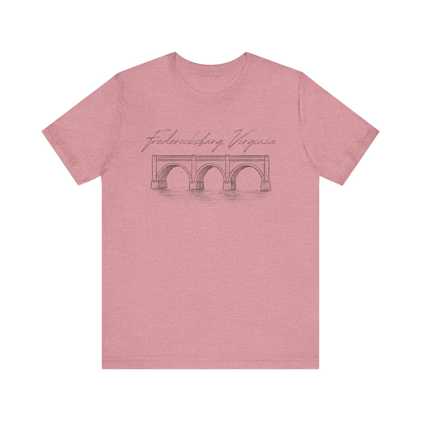 Fredericksburg Virginia Graphic Tee | Unisex Short Sleeve T-Shirt | Perfect for Locals and Tourists