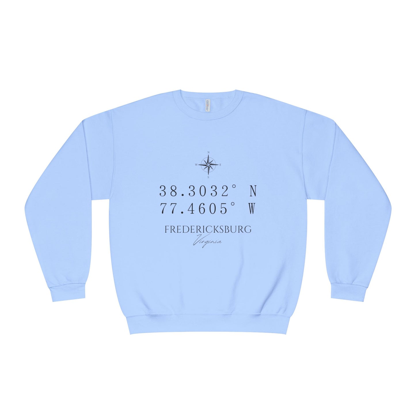 Fredericksburg Coordinates Unisex Crewneck Sweatshirt