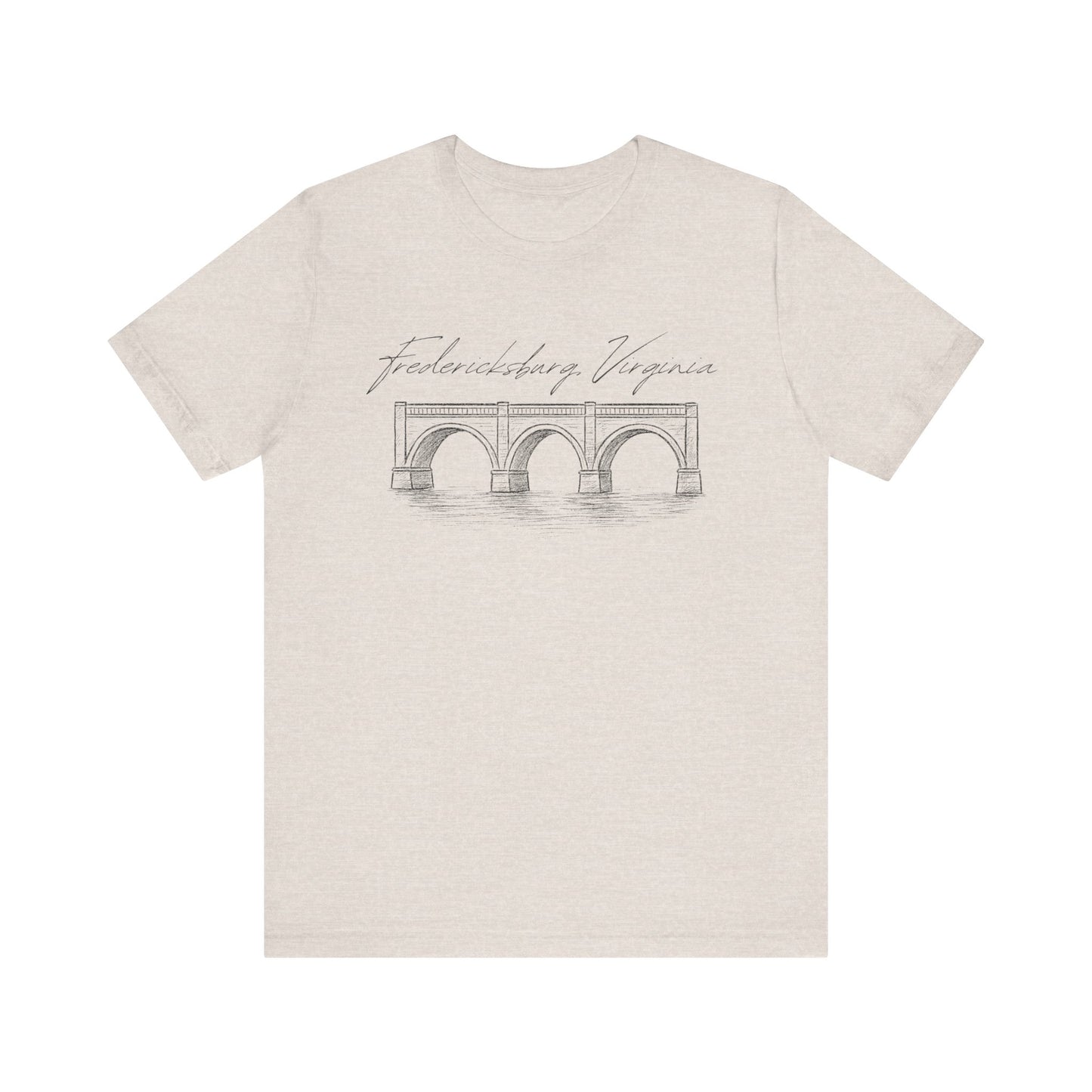 Fredericksburg Virginia Graphic Tee | Unisex Short Sleeve T-Shirt | Perfect for Locals and Tourists