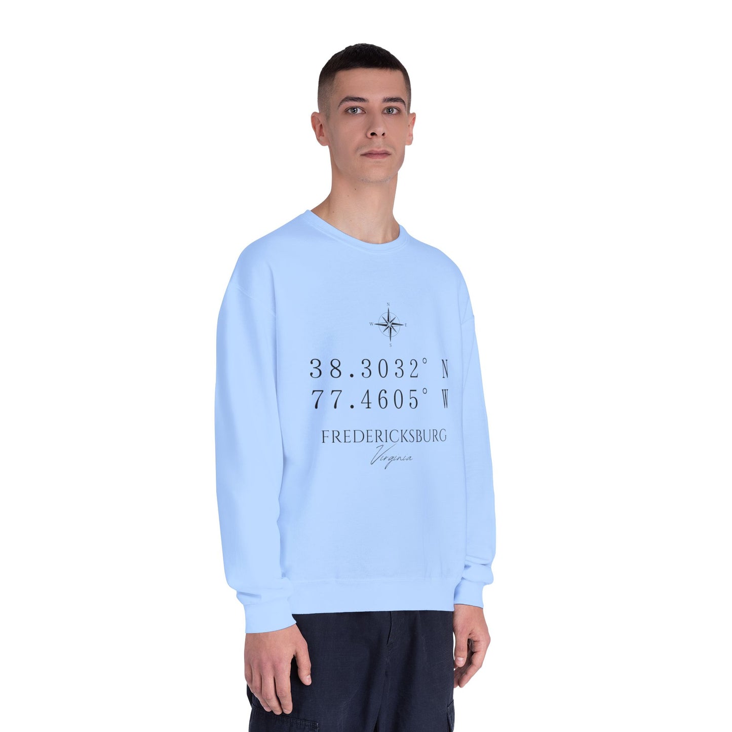 Fredericksburg Coordinates Unisex Crewneck Sweatshirt