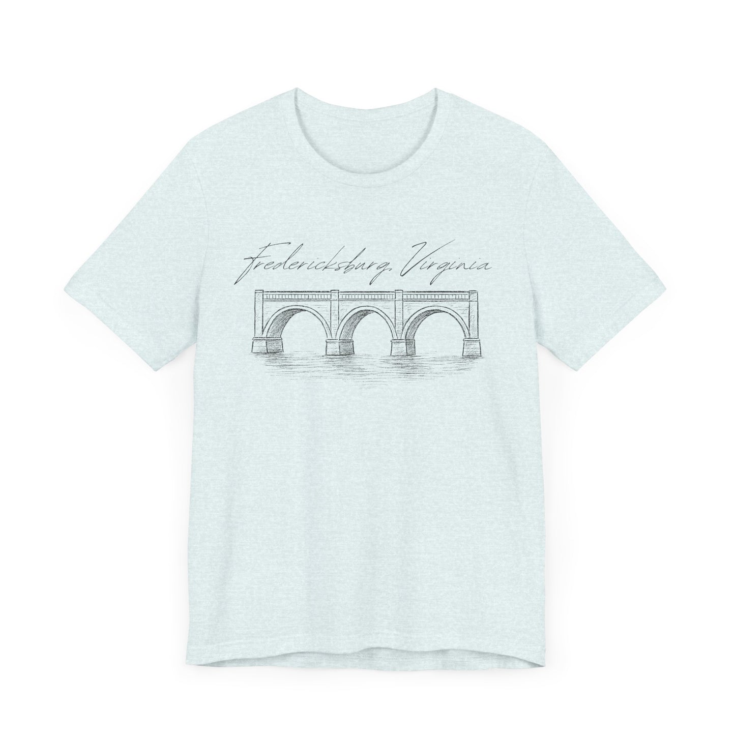 Fredericksburg Virginia Graphic Tee | Unisex Short Sleeve T-Shirt | Perfect for Locals and Tourists